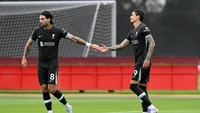 Gol Kedua Darwin Nunez tercipta pada menit ke-14 saat mencocor bola umpan tarik Dominik Szoboszlai yang bermain sebagai bek kanan di laga itu. (dok.Liverpool FC)