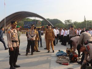 Forkopimda Dumai Apel Kesiapsiagaan Karhutla, Pastikan Peralatan Memadai