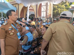 Gubernur Luthfi-Sejumlah Menteri Tiba di Lokasi Peluncuran Kopdes Merah Putih