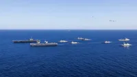 Kapal Induk Canggih Amerika dan Inggris Berkeliaran di Laut Timor