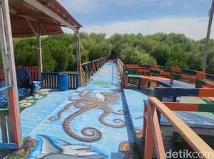 Menelusuri Jalur Mural di Hutan Mangrove Muara Mundu Menelusuri Jalur Mural di Hutan Mangrove Muara Mundu