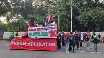 Massa Ojol Minta Presiden Terbitkan Perppu, Potongan Aplikator Ikut Disorot