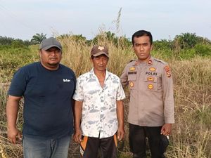 Dalih Pembakar Puluhan Hektare Lahan di Rohil: Demi Tangkap Ikan Dalih Pembakar Puluhan Hektare Lahan di Rohil: Demi Tangkap Ikan