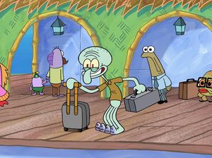 Akhirnya Squidward Lalui Hari Tanpa SpongeBob Akhirnya Squidward Lalui Hari Tanpa SpongeBob