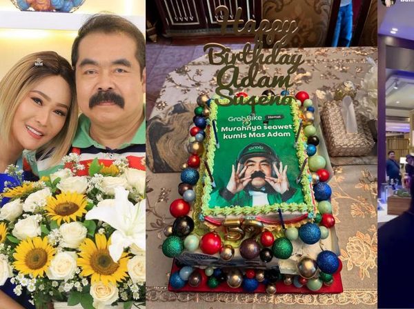 Adam Suseno Ultah ke-59, Inul Daratista Kasih Kue Menggemaskan
