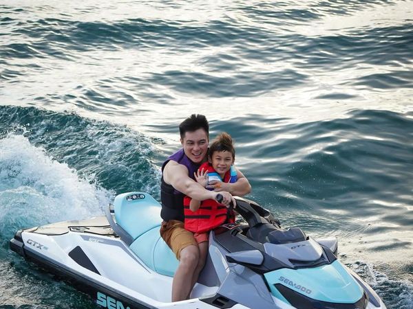 Baim Wong Ajak Anak Liburan di Danau Toba, Begini Keseruannya