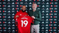 Sebelumnya, MU sudah menebus Bryan Mbeumo dari Brentford seharga 65 juta Pound plus bonus hingga 6 juta Pound. Foto: Manchester United via Getty Imag/Manchester United