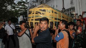 Jenazah Korban KM Barcelona 5 Dipulangkan ke Talaud