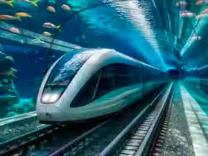 Ambisius! UEA Mau Bangun Kereta Cepat Bawah Laut ke India