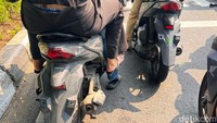 Marak Pemotor Tanpa Pelat Belakang di Jakarta