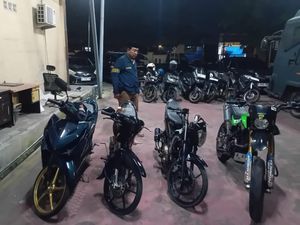 Balap Liar di Depan Kawasan Kantor Pemprov Banten, 6 Orang Ditangkap