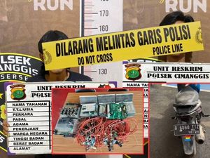 Polisi Tangkap 2 Maling Curi 8 Mesin Dryer di Gudang Cimanggis Depok