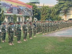Pegawai Kementerian P2MI Digembleng ala TNI di Pusdik Militer Bandung Barat