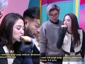 Cicip Donat Pinkan Mambo, Dewi Persik: Enak Kayak Roti Cakwe Cicip Donat Pinkan Mambo, Dewi Persik: Enak Kayak Roti Cakwe