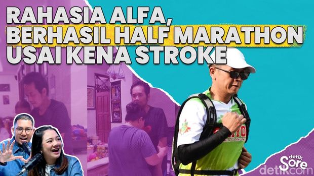 Cerita Alfa Andito, Dari Stroke Usia Muda Hingga Bisa Half Marathon