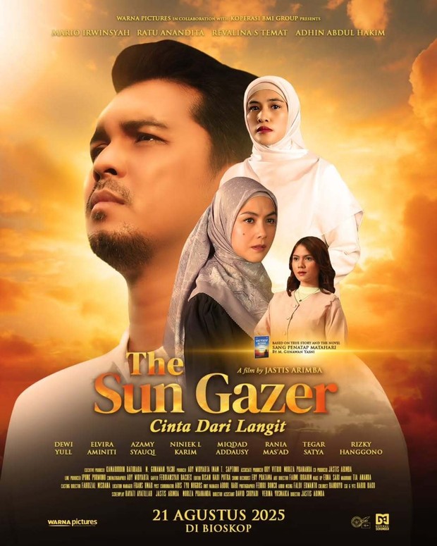 Film bioskop Indonesia terbaru, The Sun Gazer: Cinta Dari Langit (2025)/Foto: Instagram @tsg_cintadarilangitfilm