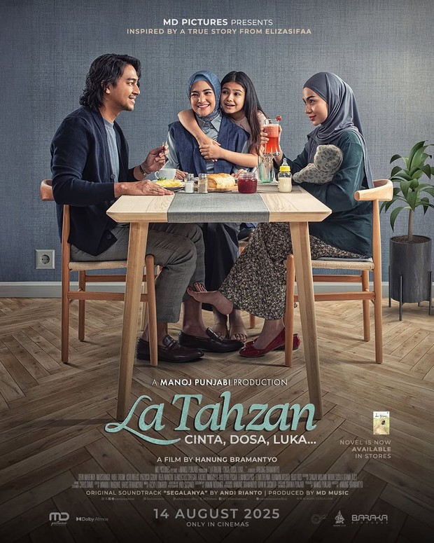 Film Indonesia La Tahzan: Cinta, Dosa, Luka... (2025)/Foto: Instagram @latahzanmovie