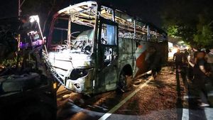 Kecelakaan Bus di Nganjuk Picu Kebakaran dan Korban Jiwa