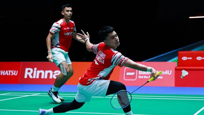 Leo Rolly Carnando/Bagas Maulana takluk dari Kim Won Ho/Seo Seung Jae (Korea) di babak 16 besar Kejuaraan Dunia 2025 (Foto: dok. PBSI) Leo Rolly Carnando/Bagas Maulana takluk dari Kim Won Ho/Seo Seung Jae (Korea) di babak 16 besar Kejuaraan Dunia 2025 (Foto: dok. PBSI)