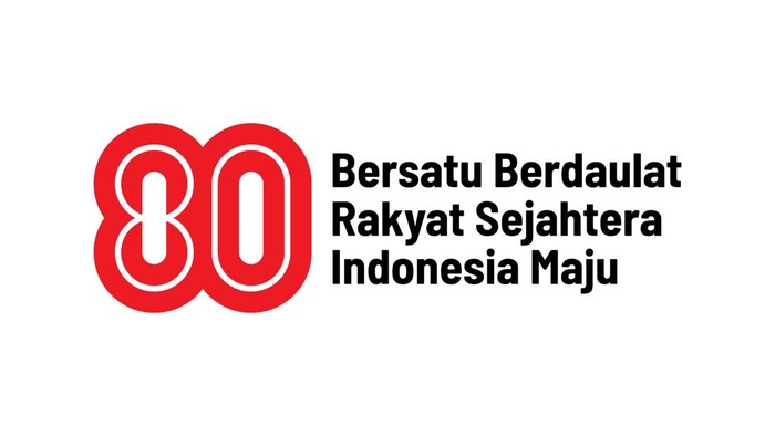 Logo HUT ke-80 RI