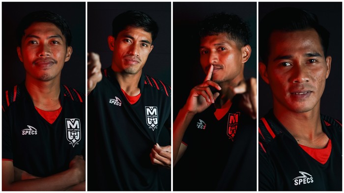 Para pemain baru Malut: Abduh Lestaluhu, Riswan Lauhin, Riyan Ardiansyah, Angga Saputro. Keempatnya diumumkan klub pada hari Rabu (23/7/2025).