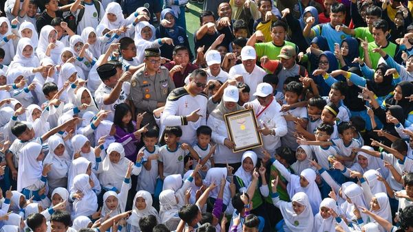 Potret Perayaan Hari Anak Nasional 2025, Kemendikdasmen Gelar Pagi Ceria