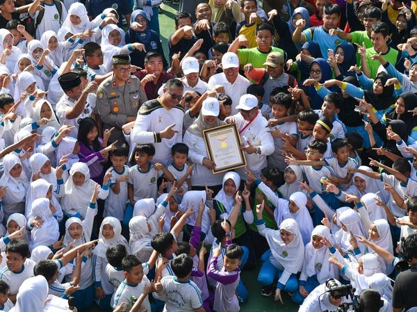 Potret Perayaan Hari Anak Nasional 2025, Kemendikdasmen Gelar Pagi Ceria
