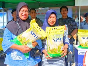 Polres Rokan Hulu Gelar Operasi Pasar Untuk Stabilisasi Harga Beras