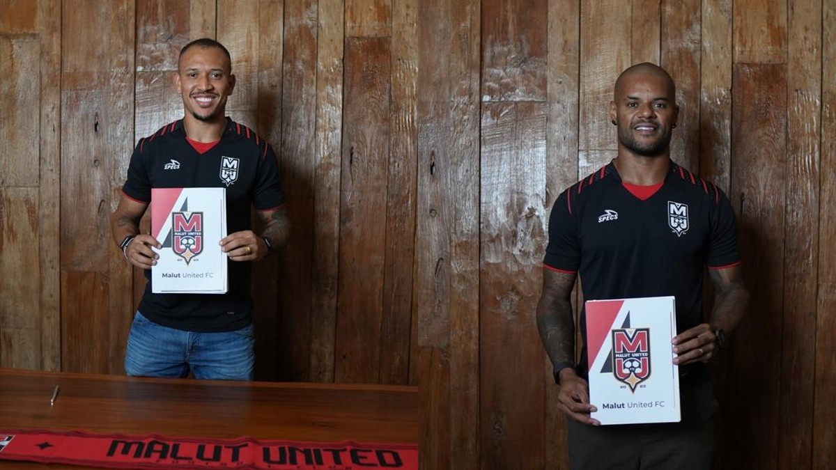 David da Silva dan Gustavo Franca, rekrutan teranyar Malut United. Foto: Dok. Malut United