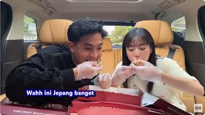 Kompaknya Jerome Polin dan Haruka Saat Mukbang Sushi hingga Pizza