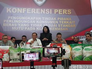 Data Awal Kasus Beras Oplosan: 212 Merek Tak Sesuai Standar Mutu