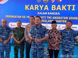 TNI AU Gelar Hari Bakti di Pandeglang, Renovasi Fasilitas Umum-Faskes Gratis