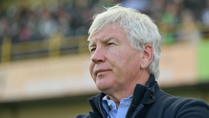 BRUGGE, BELGIUM - OCTOBER 7: Head Coach Marc Brys of OHL pictured during the Jupiler Pro League season 2023 - 2024 match day 10 between Cercle Brugge and Oud Heverlee Leuven on October 7 , 2023 in Brugge, Belgium. (Photo by Isosport/MB Media/Getty Images)