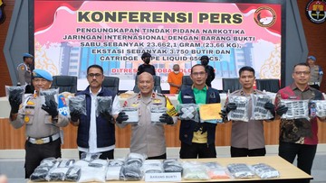Polda Riau Menggagalkan Narkoba Senilai Rp 25 Miliar, Pelaku Ditangkap Saat Akan Lamar Pacar