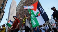Protes Warga New York Desak Penghentian Krisis Kelaparan di Gaza