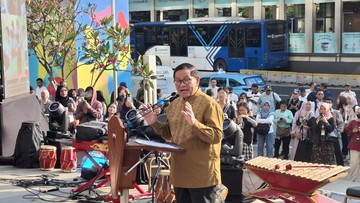Pramono Resmikan Ruang Seni Siswa di Sarinah, Ini Harapannya