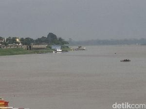 Wilayah di Jambi Mulai Diselimuti Kabut Asap Saat Pagi Hari Wilayah di Jambi Mulai Diselimuti Kabut Asap Saat Pagi Hari