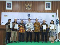 Kemnaker Gandeng 107 Perusahaan PJK3 Tandatangani Pakta Integritas