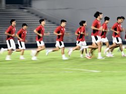 Video: Pemanasan Garuda Muda Tatap Laga Final AFF U-23 Lawan Vietnam
