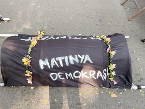 Video: Hasto Akan Hadapi Vonis, Massa Pendukung Bawa Keranda Mayat Video: Hasto Akan Hadapi Vonis, Massa Pendukung Bawa Keranda Mayat
