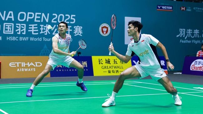 China Masters 2025: Fajar/Fikri Menang Straight Game di Laga Pertama