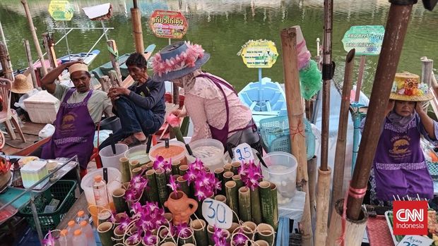 Floating Market di Thailand Floating Market di Thailand