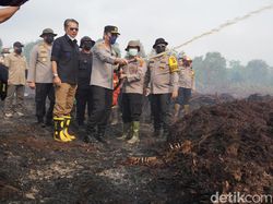 Kapolda Datangi Muaro Jambi, Perintahkan Usut Tuntas Penyebab Karhutla