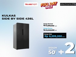 Hemat Banyak Beli Kulkas 436L di Transmart Full Day Sale!