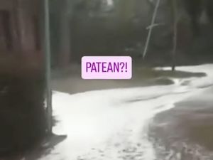 Viral Jalan Tertutup Busa di Patean Kendal, Ini Kata Warga Viral Jalan Tertutup Busa di Patean Kendal, Ini Kata Warga