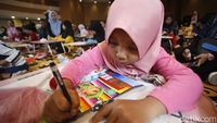 Serunya Anak-anak Adu Kreativitas di Lomba Mewarnai Cerebrofort