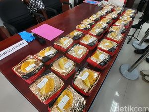 Penampakan 30 Kg Sabu dalam Kemasan Durian Beku Diselundupkan di Tolitoli Penampakan 30 Kg Sabu dalam Kemasan Durian Beku Diselundupkan di Tolitoli