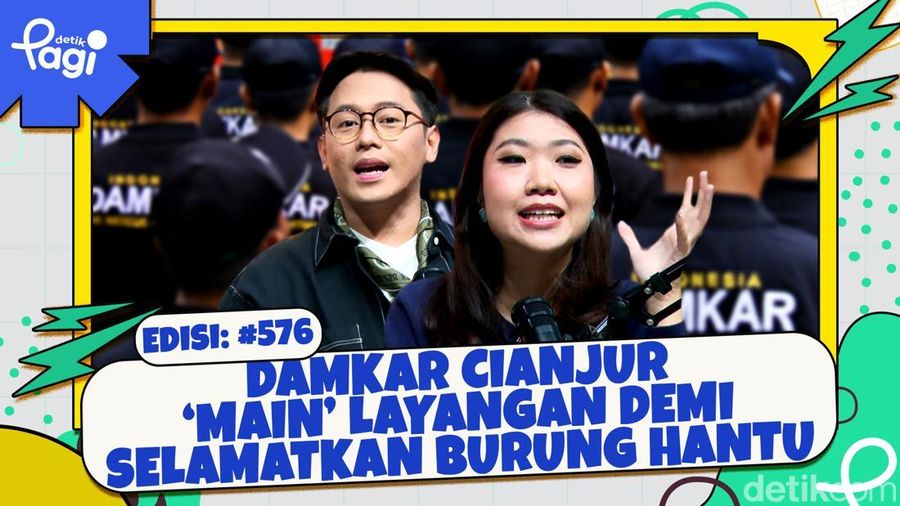 Damkar Cianjur Main Layangan Demi Selamatkan Burung Hantu