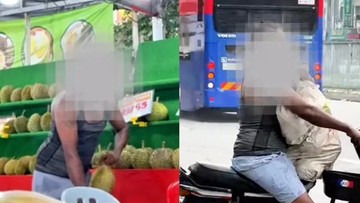 Duh! Pria Ini Curi Durian Musang King Berkali-kali di Siang Hari