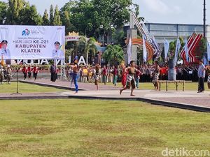 Penampilan Sendratari Duta Wisata Meriahkan Upacara Hari Jadi ke-221 Klaten